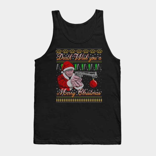 Death Wish You A Merry Christmas Tank Top by wolfkrusemark